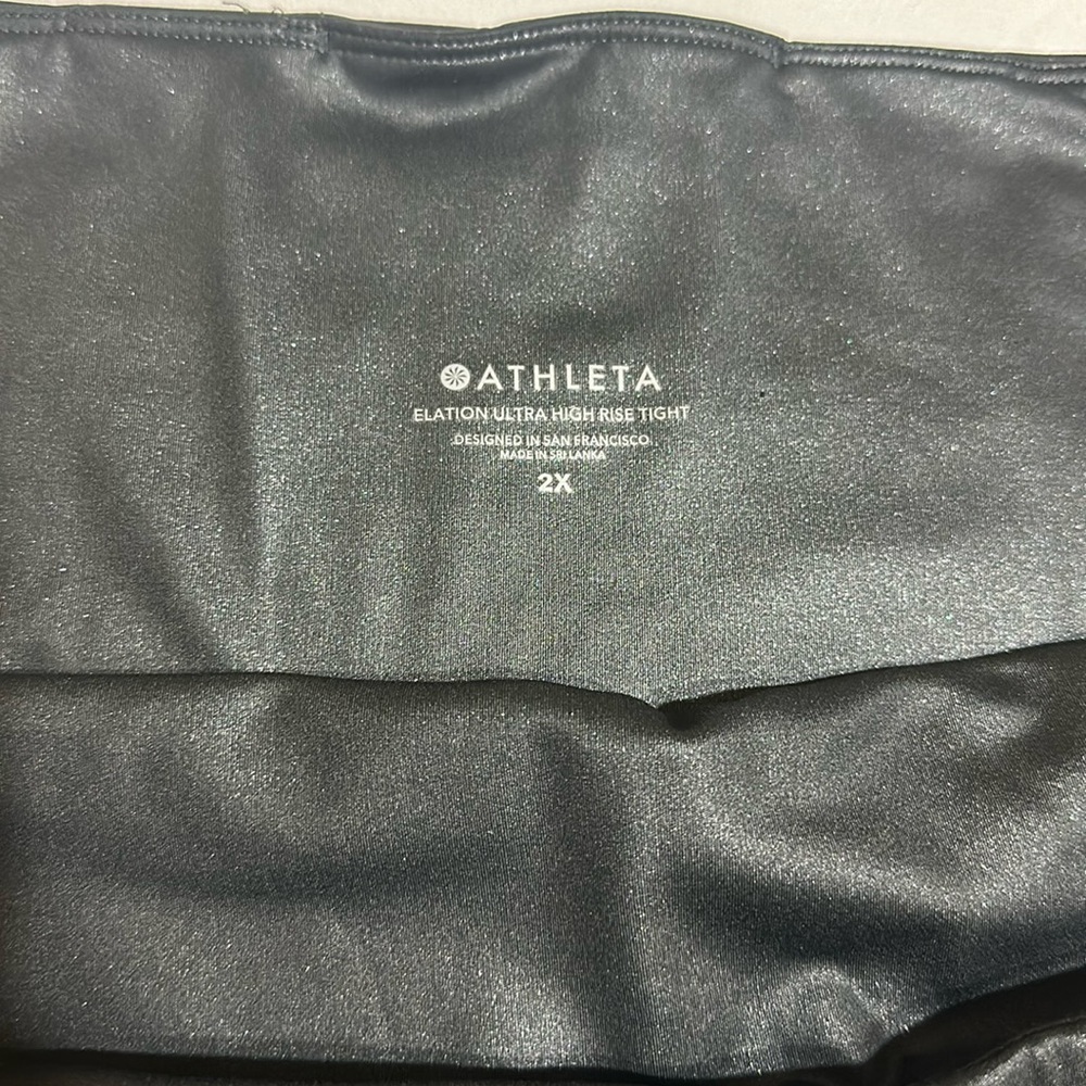Elation High Rise Coated Leggings 2X